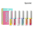 6 Color-Changing Lip Gloss  Fruity Scent Moisturizing and Long-Lasting Smooth Hydrating Temperature-Activated Lip tint