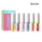 6 Color-Changing Lip Gloss  Fruity Scent Moisturizing and Long-Lasting Smooth Hydrating Temperature-Activated Lip tint