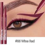 Matte Dark Purple Red Eye Liner Makeup White Liquid Eyeliner Quick-Drying Waterproof Eyeliner Pencil Long-Lasting 12 Color Eyes