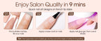 GELLEN Press on Nails for Women 150PCS Almond Shaped False Nails Medium Length Soft Gel Tips Natural Looking Nail Art