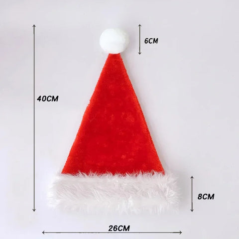 Christmas Knitted Hat Cute Pom Pom Adult Kids Soft Beanie Santa Hat New Year Party Kids Gift Navidad Noel Xmas Decoration 2023