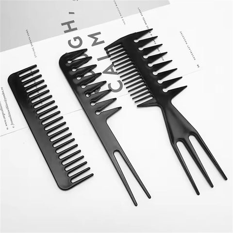 10PCS Professional Comb Multifunctional Comb Anti-static Hair Care and Hairdressing Tool Set Styling Salon Tool Accessories