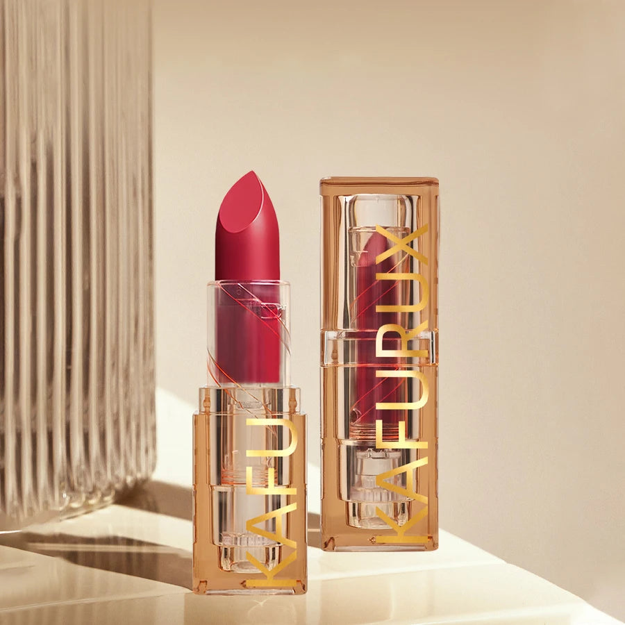 1PC Professional Lipstick Waterproof Lips Makeup Long Lasting Pigment Nude Brown Red Lipsticks Velvet Matte Lip Tint Cosmetics