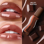 Gisou Moisturizing Glazed Plum Lip Balm Lip Oil Gloss Care Of The Lips Benetitnt For Lips Plumping Exfoliating Plumping Gloss