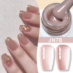 BORN PRETTY 83 Colors 10ml Jelly Nude Gel Nail Polish Autumn Amber Semi Transparent Manicure Soak off UV LED Nails Gel Varnish