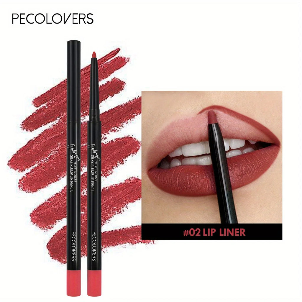 Velvet Misty Matte Lip Liner Pencil Non-fading Stereo Lip Liner Pencil Contour Line Makeup Lipliner Pen, Mother's Day Gift, 1pc