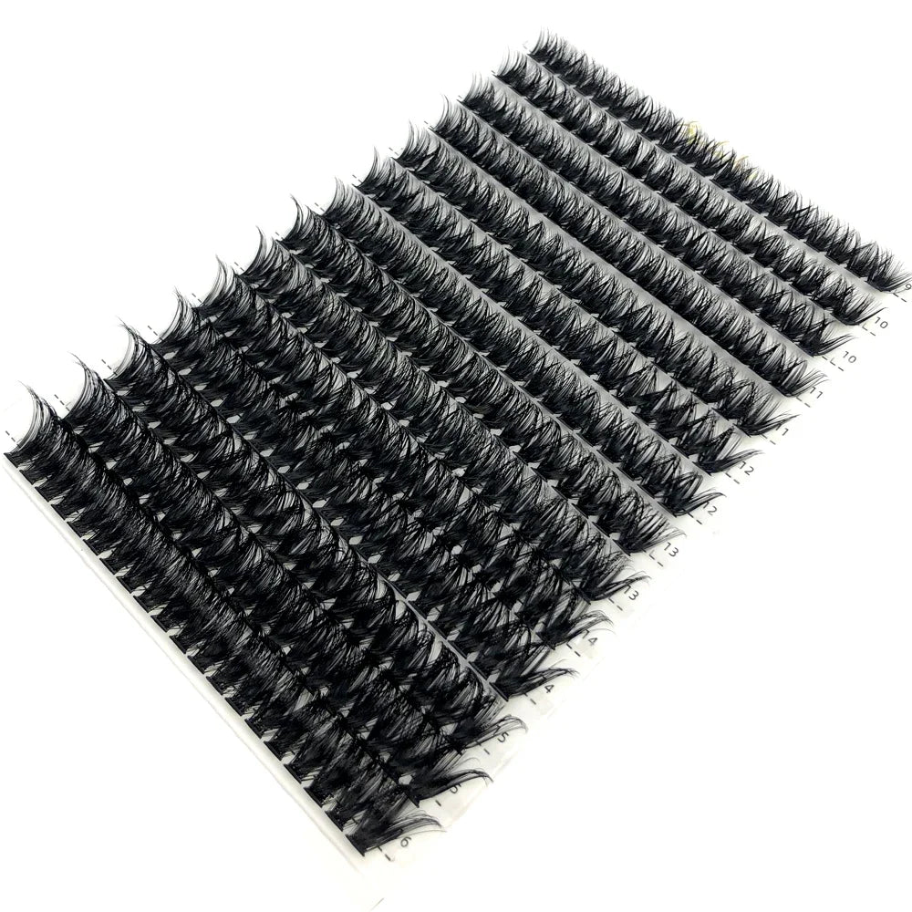 60D/80D Mink Eyelashes 100/280 Bundles Natural Eyelash extension 3D Russia Volume Individual Eyelash Cluster Makeup Tools Lashes