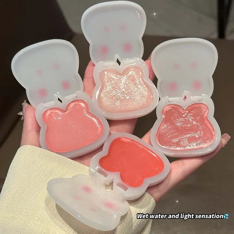 Cappuvini White Rabbit Water Glossy Cream Clear Moisturizing Blush Cream Multi-purpose Ointment Vitality Rouge