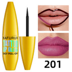 7 Colors Waterproof Peel off Lip Stain Reveal Long Lasting Pink Red Rose Matte Lip Liner Gloss High Pigment Lip Tint Makeup Gift