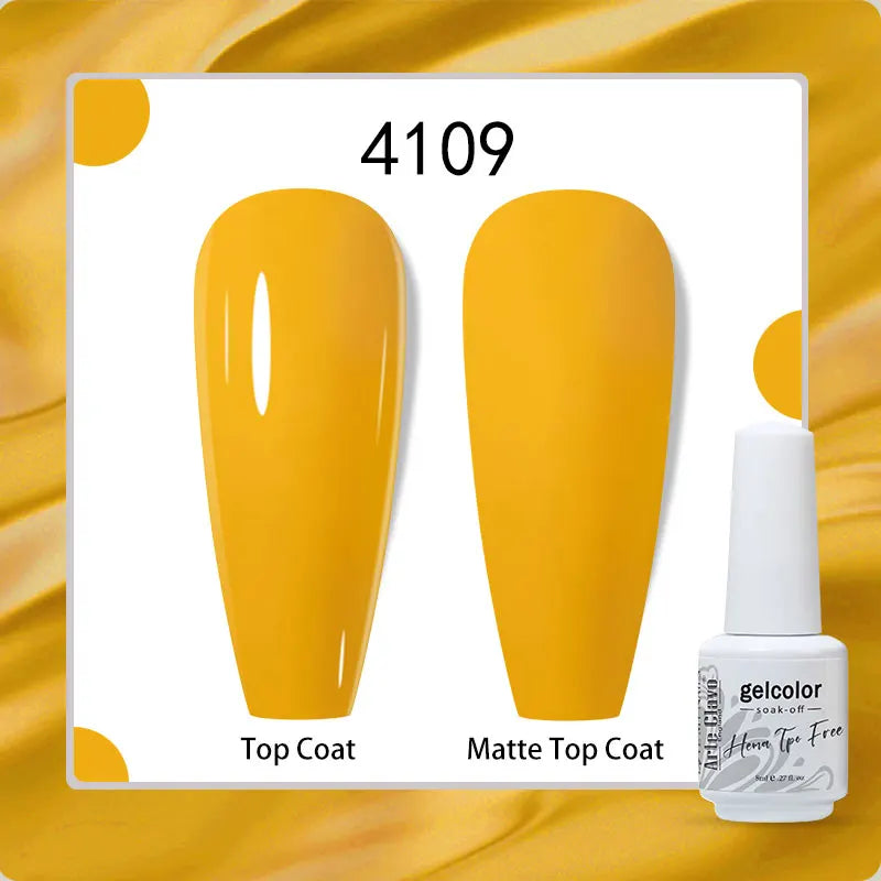 Arte Clavo 8ml HEMA TPO Free Gel Nail Polish Nail Art Manicure Semi Permanent Gel UV Hybrid Varnishes Base Top Coat Enamels New