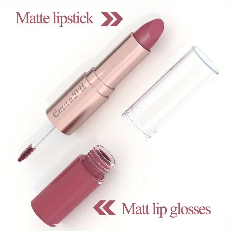4pcs Matte Liquid Lipstick Set Waterproof Long-Lasting Easy to Apply Stain-Resistant Durable Lip Gloss for Perfect Lip Makeup