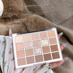 20 Colors Low Saturation Korean Eyeshadow Palette Purple Matte Pearlescent Long Lasting Waterproof Glitter Eye Shadow Eye Makeup