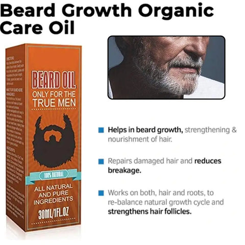 30ml Beard Growth Oil Serum For Men Beard Growth And Grooming Soften Strengthen Styling Beard Oil Beard Care Thicker Nourish