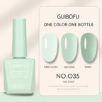 1pc 15ml Milky Jelly Nude Gel Nail Polish Transparent Colors Sheer White Pink Gel Nail Kit For Salon 68 Color