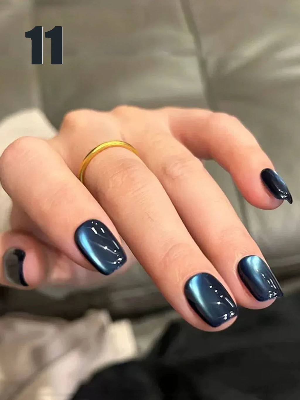 MIANEL 12ML 1-12pcs Jiannan Bistro Cat Eye Gel Nail Polish Blue Nails White Nails Pink Nails Nail Art Use Nail Supplies