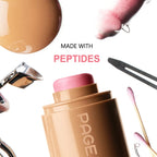 PAGE VINE Pocket Blush Stick Multi-Functional 6 Colors Lip & Cheek Highlighter Waterproof Natural Glow Balm