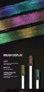 Chameleon EyeshadowsDiamond Glitter Liquid Eyeshadow StickHighly Pigmented Metallic Shimmering Long Lasting Shine All Makeup