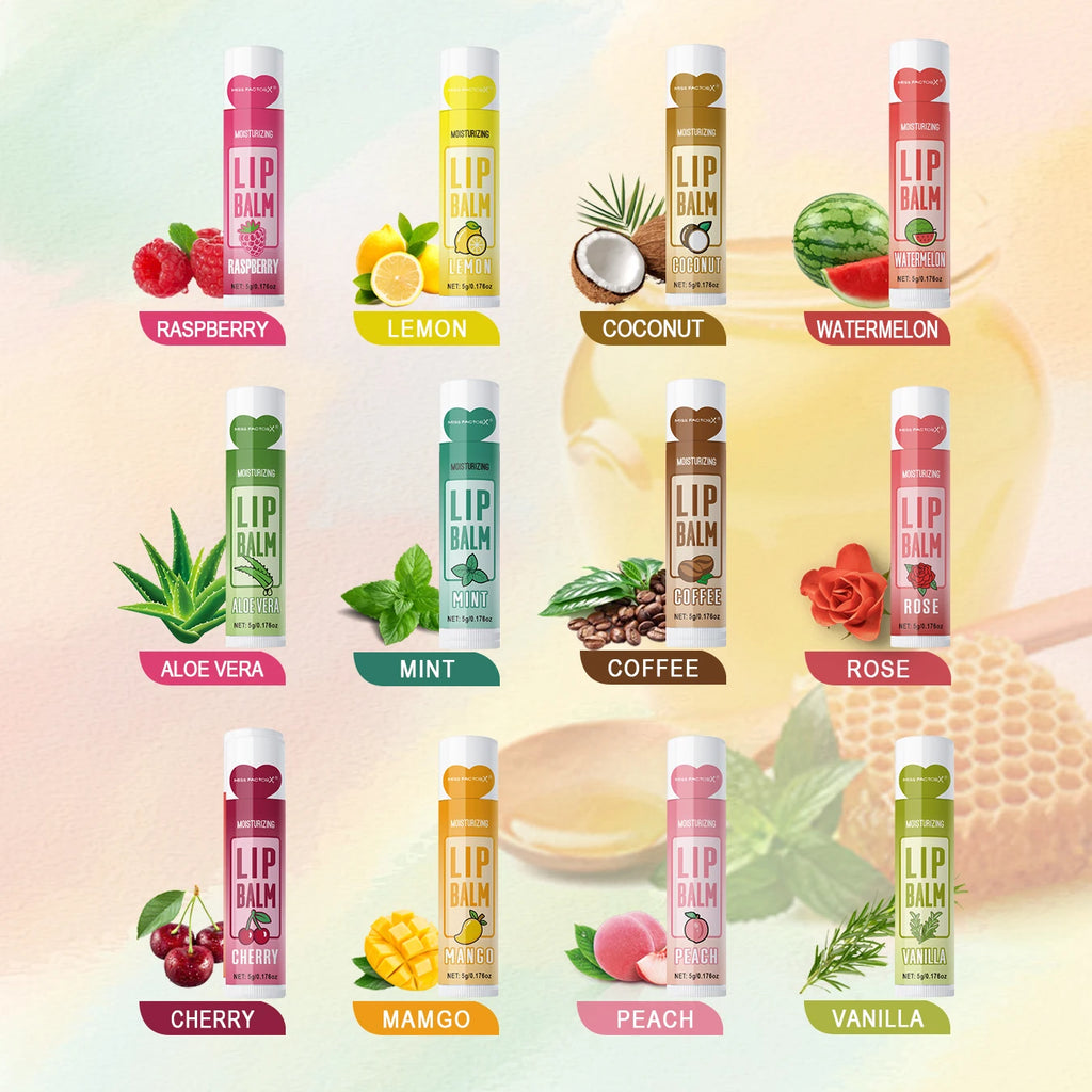 36PCS Moisturizing Lip Balm set 5g deep moisturizing and brightening lips Party gift for friends