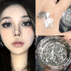 Glitter Jelly Eyeshadow – Single Shade Liquid Shimmer Gel for Eye Highlight, Precise Application & Long-Lasting Sparkle