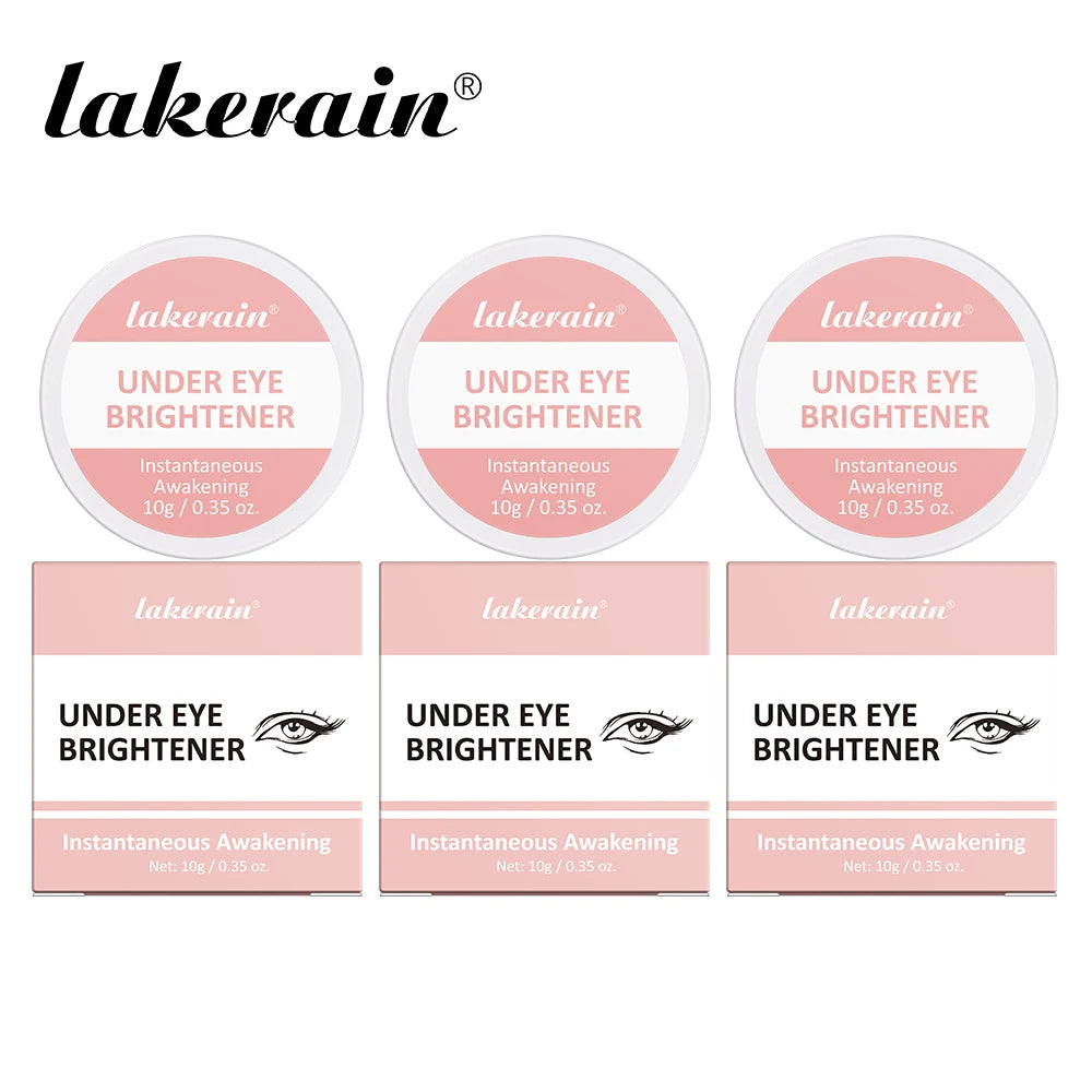 Lakerain Under Eye Brightener Hydrating Concealer Cream Medium Correction for All Skin Types Conceal and Brighten Dark Circles