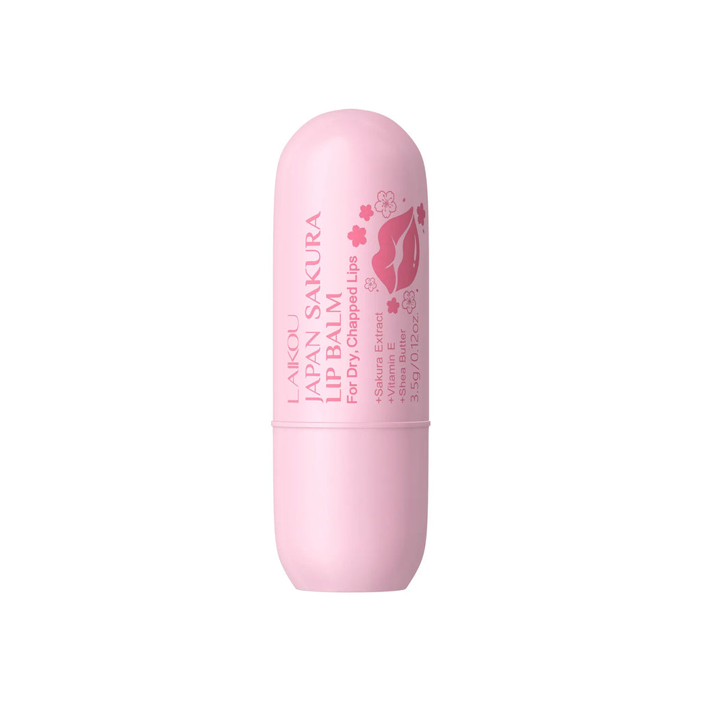 LAIKOU Sakura Lip Balm Nourishing,Refreshing,Hydrating and Moisturizing Preventing Cracking Repairing for Daily Care Lip Balm