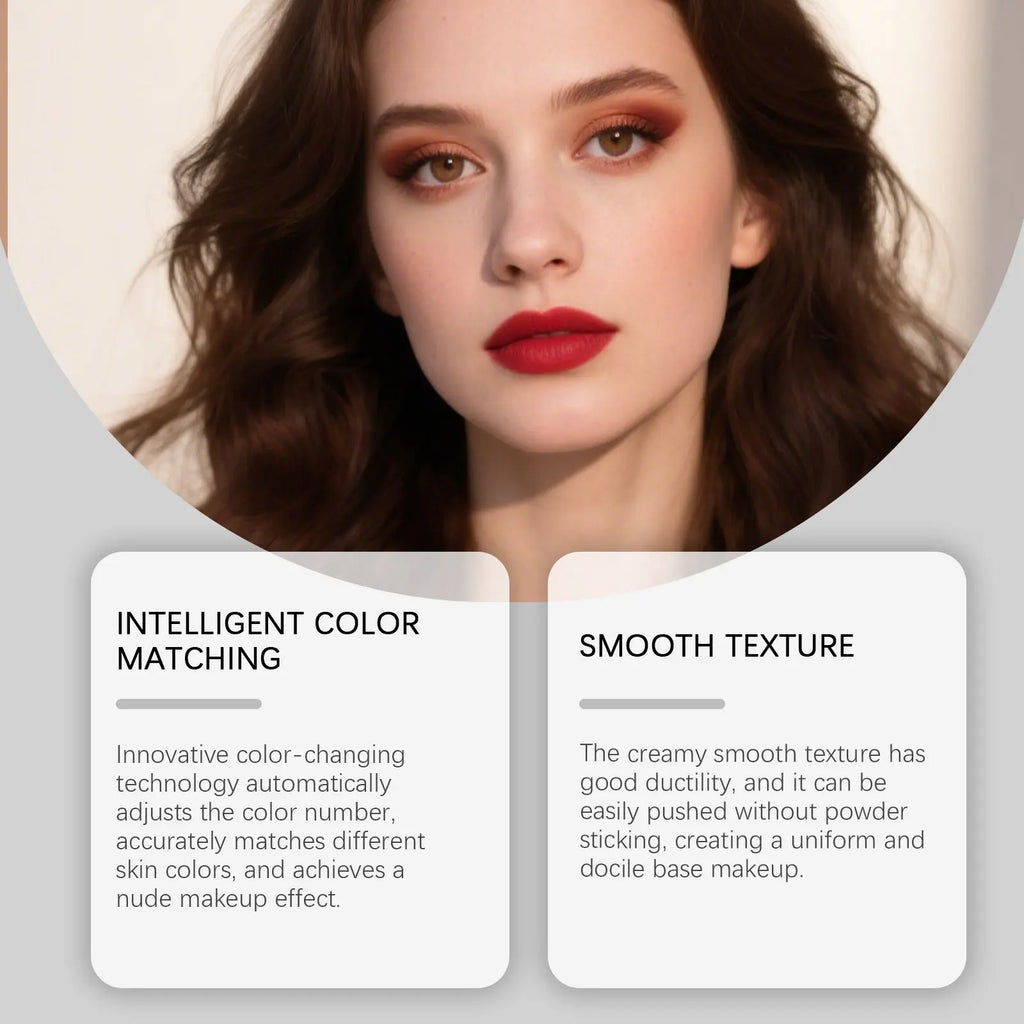 Deep Shade 2-in-1 Color Adjusting Foundation Stick Lightweight Moist Natural Smooth Sheer Coverage Non Cakey Makeup