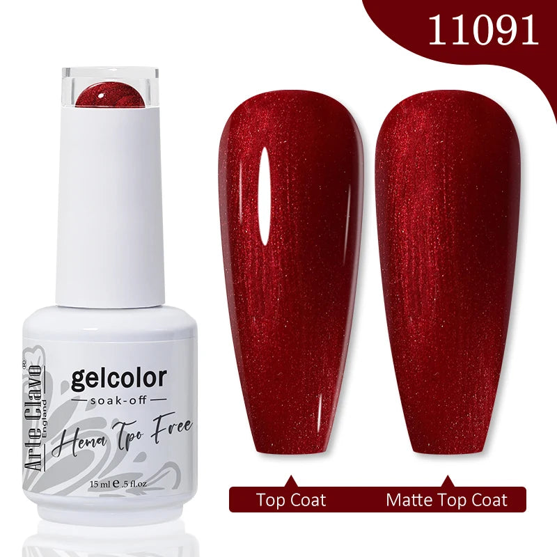 Arte Clavo Hema Free TPO Free Nail Gel Polish Nail Supplies Vernis Semi Permanent Nail Art Manicure Soak Off UV Gel Nail Varnish