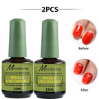 Misscheering 15ml Magic Fast Nail Gel Polish Remover Clean UV Soak Off Semi Permanent Varnish Nail Art Removal Tools Manicure