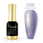 Venalisa 12ml Platinum Gel Nail Polish Super Shiny Effect Nail Gel Perfect Soak off UV&LED Nail Color Foil Chrome Gel Polish