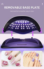 DianaBeauty 380W LED UV Lamp Dryer for Nails Gel Polish Drying Lamp with 4 Timer Setting Auto Sensor Professional Nail Light