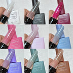 1pc 15ml Milky Jelly Nude Gel Nail Polish Transparent Colors Sheer White Pink Gel Nail Kit For Salon 68 Color