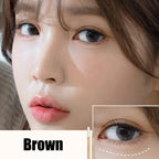 Ultra-fine Liquid Eyeliner Waterproof Glitter Matte Black Brown Shiny Eyeliner Lying Silkworm Pen Eye Beauty Party Makeup Tools