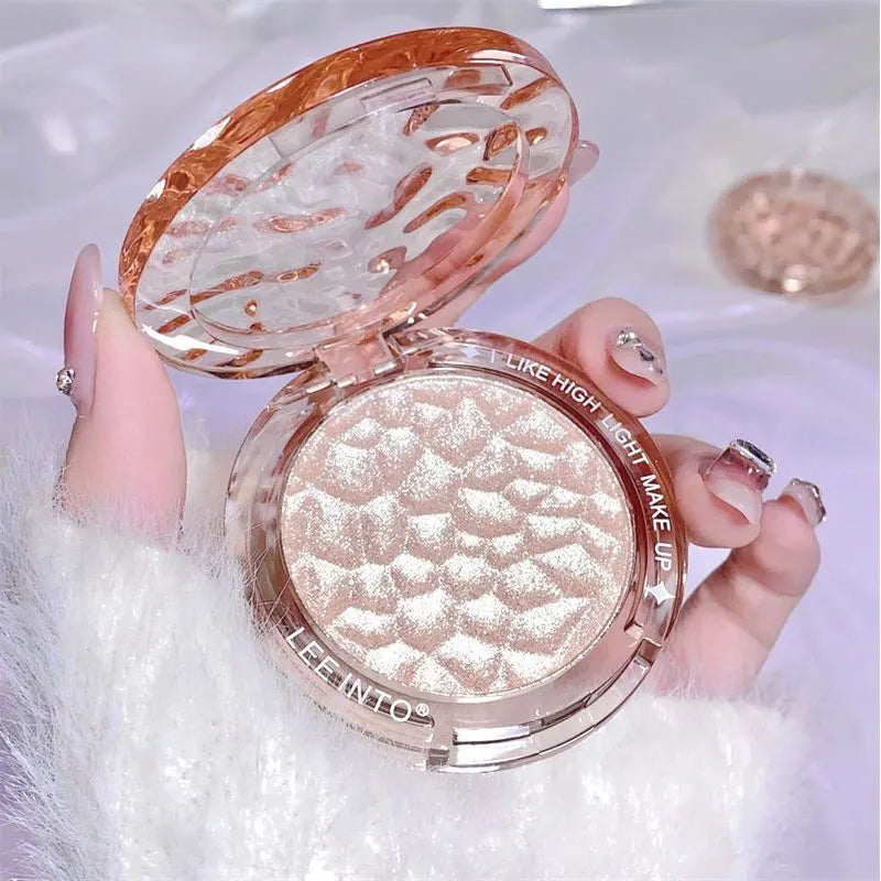 Crystal Bright Light high Gloss Powder Pearl Fine Flash Flash brightening makeup not fly Powder for young girls blush