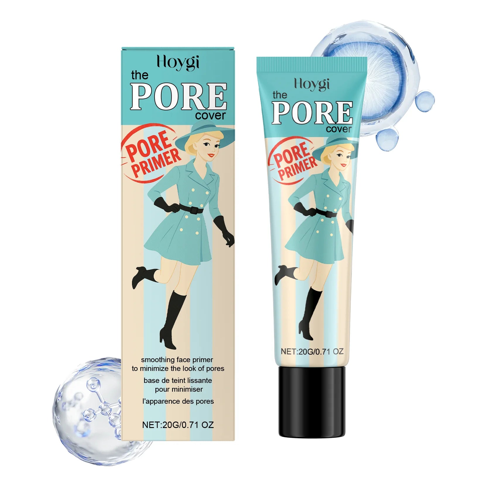 Pore Cover Primer Minimize Pores Oil Control Even Skin Tone Anti Acne Smoothing Waterproof Moisturizing Before Makeup