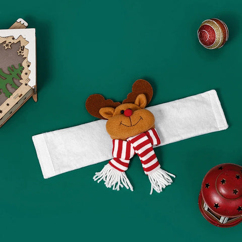 Christmas Cartoon Curtain Clasp Penguin Santa Claus Snowman Elk Holder Xmas Decor For Home Accessories