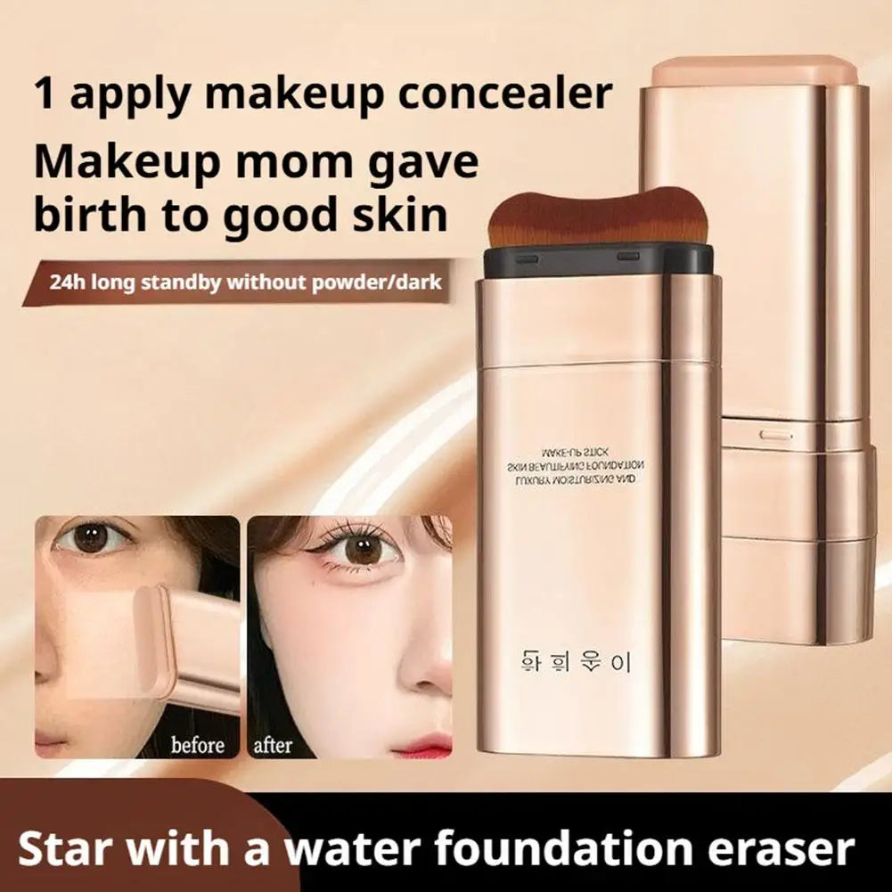 Double Headed Moisturizing Light Transparent Foundation Stick Efficient Concealer Lasting Not Taking Off Makeup Foundation Stick