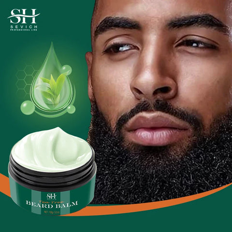 Beard Cream For Men 100% Natural Tea Tree Beard Moisturizing Effect Beard Conditioner Beard Care Styling Cream Oil Sevich 100g