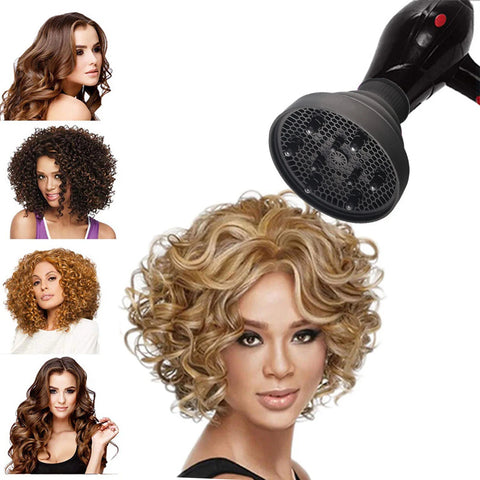 Salon Tool Universal Silicone Hairdryer Diffuser Cover Adjustable Foldable Temperature Resistant Dispersing Drying Hair Dryer