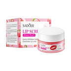 SADOER Fruit Series Strawberry Lip Scrub Dead Skin Moisturizes Brightening Lip Color, Makes Lips Pink