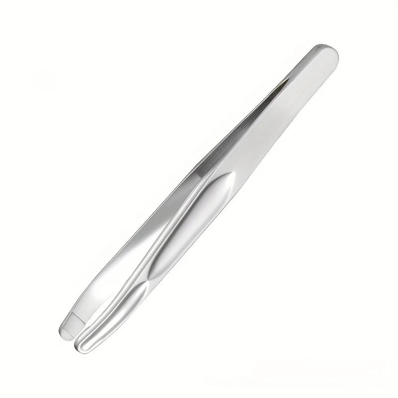 1pc Premium Round Head Tweezers for Eyebrow & Facial Hair Removal Seamless Clips, Short Hair Precision Easy Combing for Eyebrows