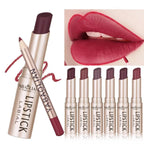 Professional 2PCS Lip Liner Lipstick Set Matte Finish High Pigment Long Lasting Waterproof Sweatproof Cosmetic Beauty Kit