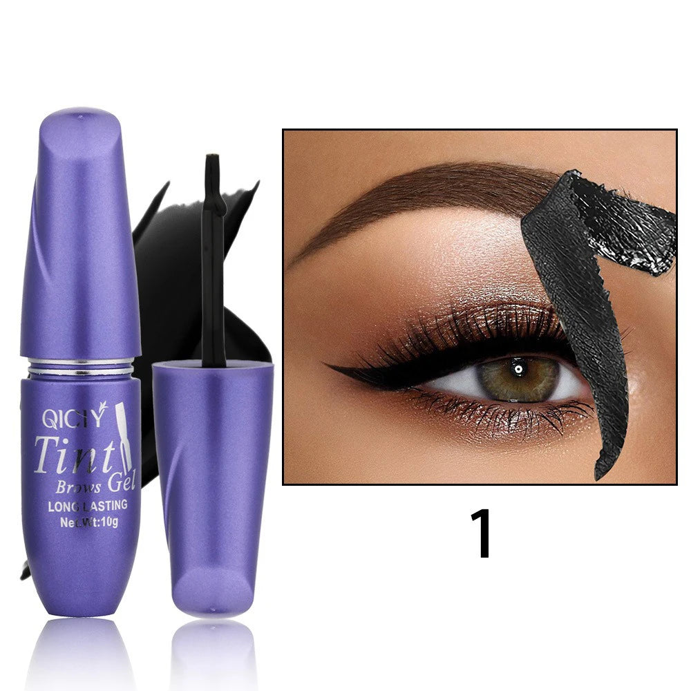 New Tattoo Peel Off Eyebrow Gel Tint Semi Permanent Brow Tint Waterproof Lasting Transfer-proof for Fuller Defined Looking Brows