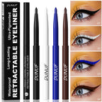 Waterproof Matte Blue Eyeliner Gel Pencil Ultra-fine Smooth Quick Dry Non-Smudge Easy Wear Black Brown White Eyeliner Pen Makeup