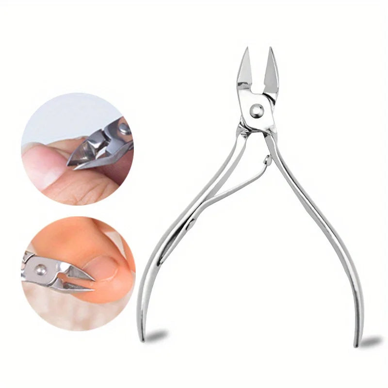 Durable Stainless Steel Cuticle Nipper for Manicure and Pedicure Cuticle Clippers Trimmer Dead Skin Remover Pedicure Stainless