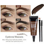Natural 6 Colors Liquid Dyeing Eyebrow Cream Set Waterproof Durable Brown Tint Eyebrow Henna Mascara Eyebrows Paint Makeup