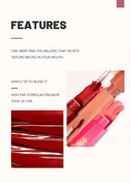 Luxury Matte Liquid Lipstick, Long Lasting Waterproof Velvet Lip Color, Smooth Lightweight Fog Matte Finis