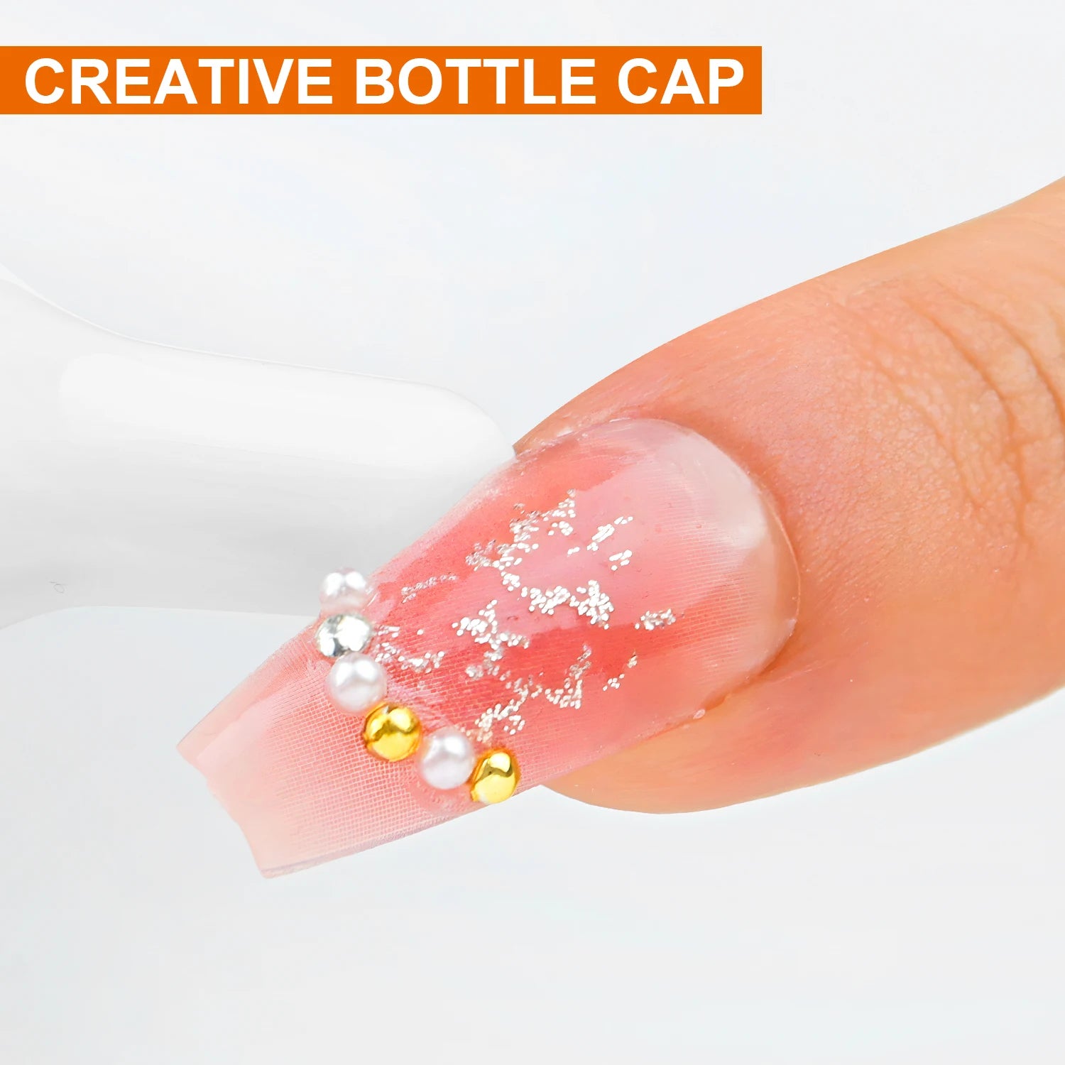 3 bottles Nail Glue Remover for Fake Nails Easily Removes Acrylic Nails, Press-On Nails & Rhinestones - Convenient Prying Cap