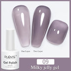 PUENTE 7.5ML Sparkling Pinkish Purple Laser Cat Magnetic Gel Nail Polish Holographic Rainbow Effect Soak Off UV Nail Art Varnish