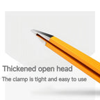 Colourful Precision Stainless Steel Tweezers For Eyebrow Hair Facial Hair Removal, Splinter, Blackhead Slant Tip Angle Tip Point