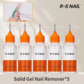 RSNAIL 15ml Syringe Nail Remover Quick&Easy to Use for Press-On Nails, Fake Nails Can't Remove Gel-Base Glue Or Gel Nail Polish